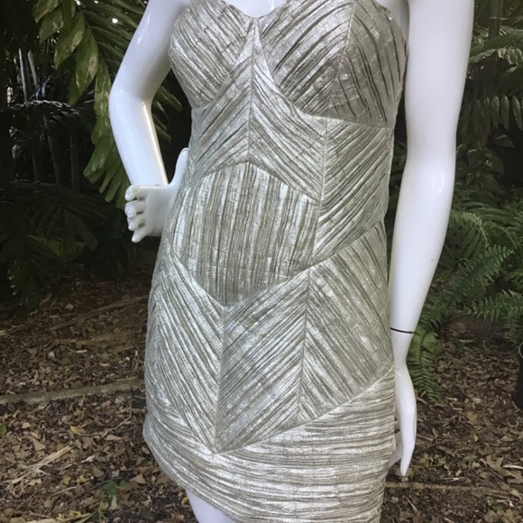 Vintage John Paul Ataker  metal like Dress - Picture 2 of 8